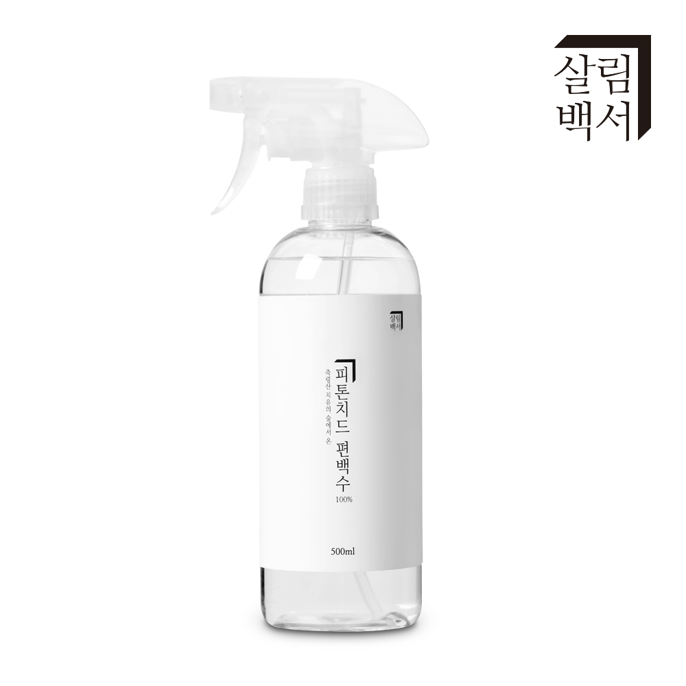 살림백서 피톤치드 편백수 편백나무원액 스프레이 500ml 3개입 새집증후군 제거방법 베이크아웃 집먼지 진드기 퇴치제