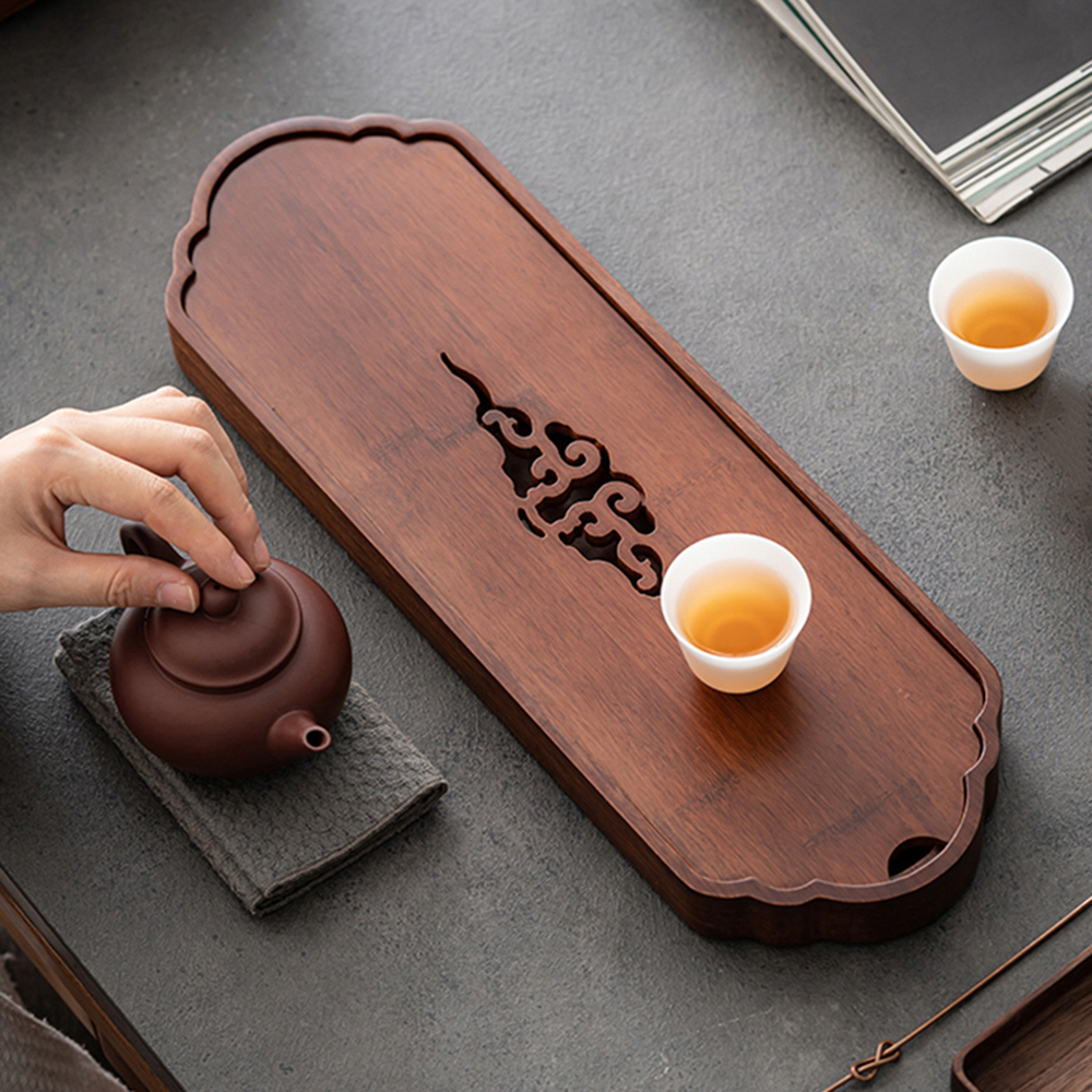 더큰솔 왕대나무 구름 미니차판 자사호 개완 차호 차탁 공부차 퇴수기 보이차다도 차반트레이