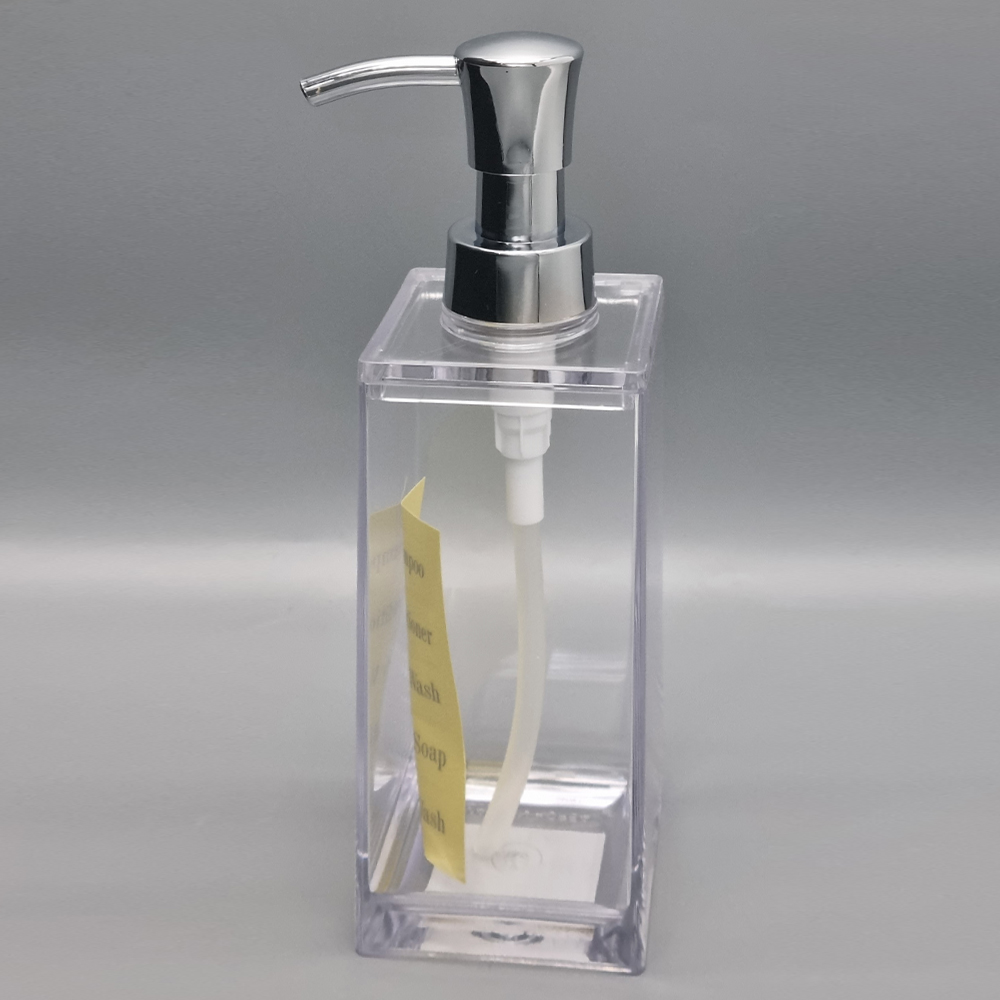 아폴로 모앤 정사각 리필용기 400ml 욕실 샴푸 주방 세제 디스펜서 펌핑용기 - 메인 이미지