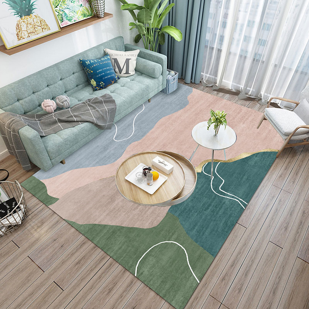 아이방 단모 러그 바닥 엔틱 디자인 매트 사계절 감성 카페트