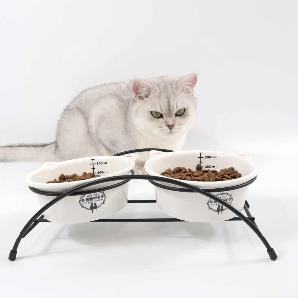 고양이 도자기 밥그릇 물그릇 살균소독 고양이식기