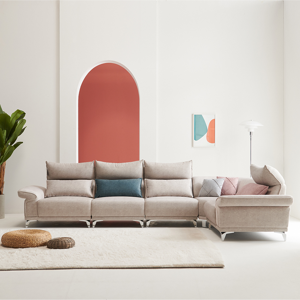 로나 아쿠아텍스 이지클린  패브릭 모듈 코너형 소파