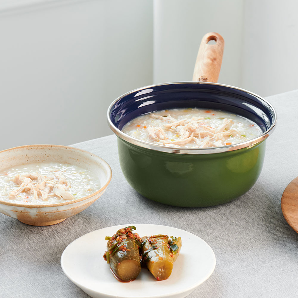 BK쿡웨어 더치오븐 양수냄비 레드 20cm 인덕션 카본스틸 솥밥 주물냄비 - 상세 이미지 5