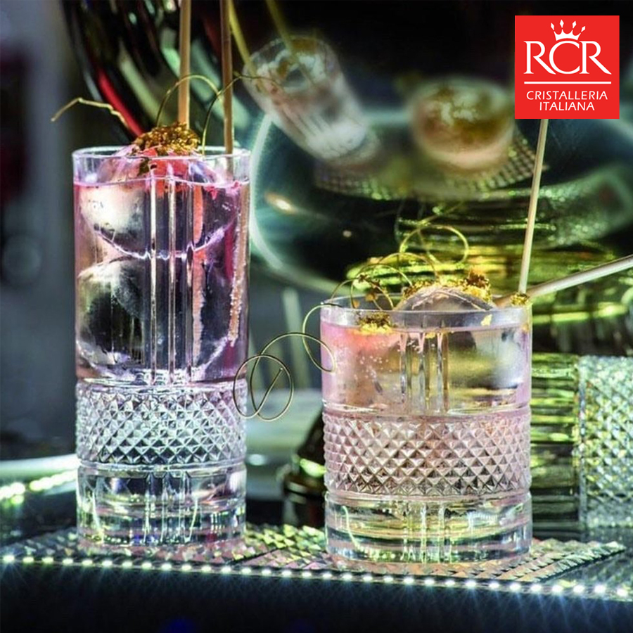 RCR 크리스탈 위스키잔 고급 술잔 선물세트 6P 370ml, 6개, 브릴란테 하이볼잔