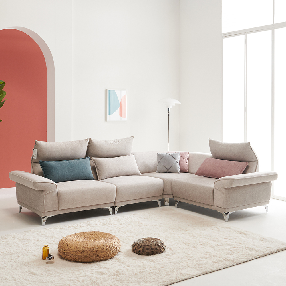 로나 아쿠아텍스 이지클린  패브릭 모듈 코너형 소파