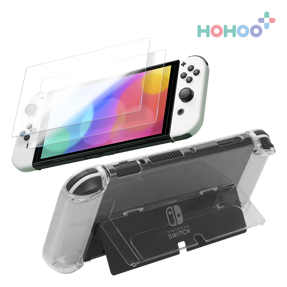 닌텐도 스위치 케이스 OLED 거치형 조이콘케이스 보호필름셋트 V50 - 상세 이미지 2