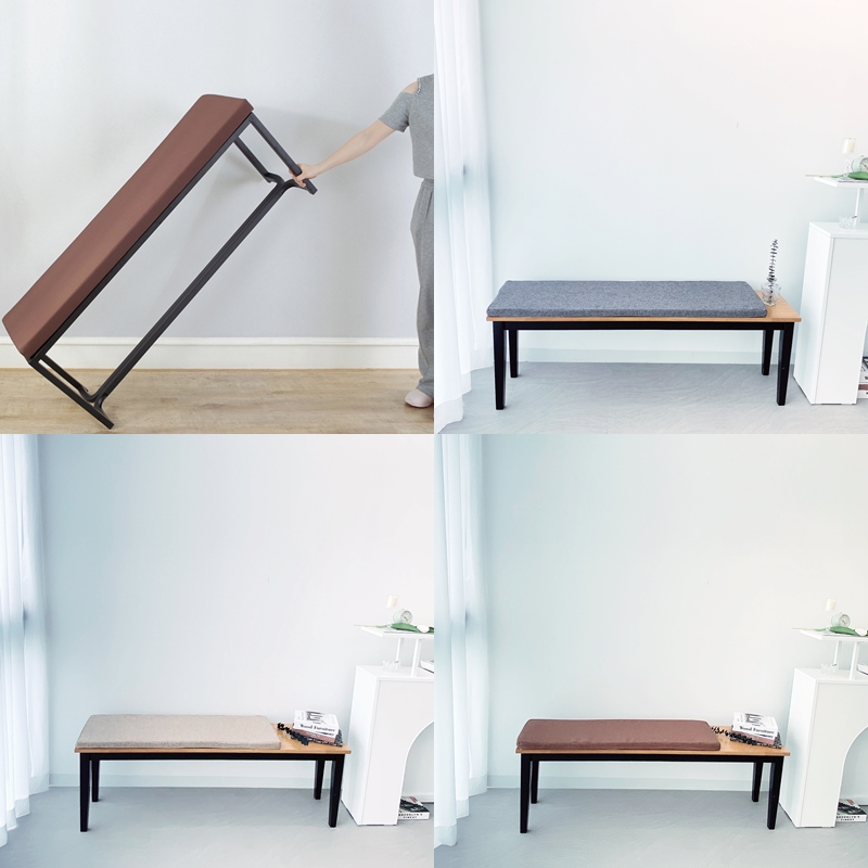 노리스 방석 벤치 의자 쿠션 100X30 긴방석 식탁 패드