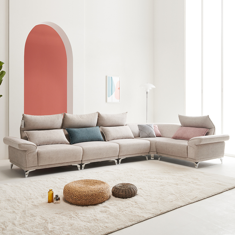 로나 아쿠아텍스 이지클린  패브릭 모듈 코너형 소파