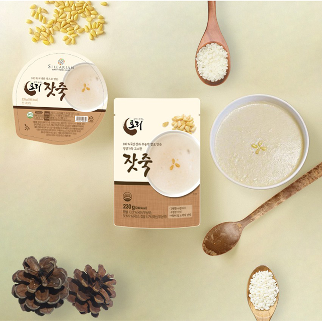 토리 전통식품 제353호 국내산 (잣죽) 간편죽 모닝죽 230g, 2개 : 식자재프로