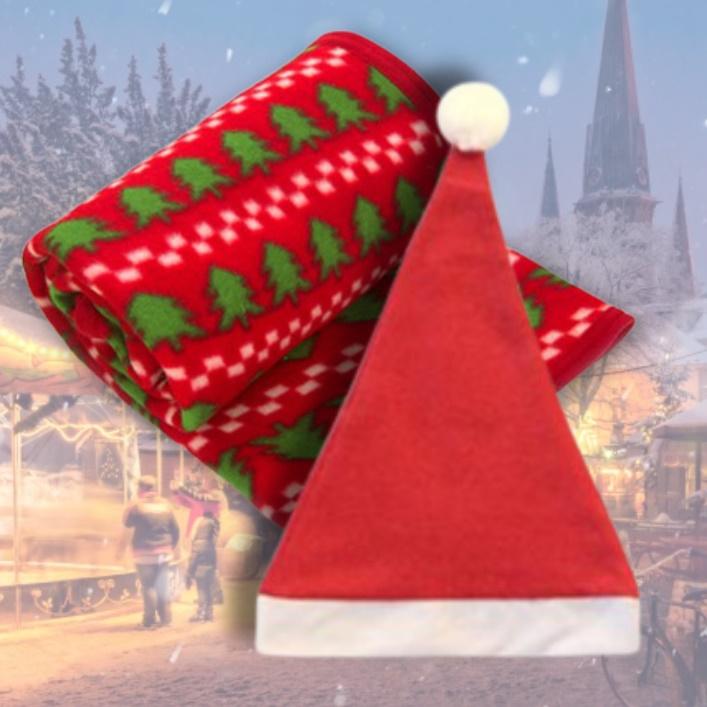 크리스마스담요 산타담요 골프 무릎담요 소형 중형 카페