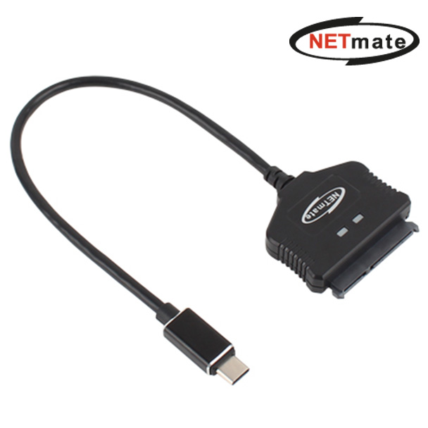 타입C 스마트폰 SATA 외장하드 연결 케이블 Type C to SATA3 컨버터 NMU-ST370 - 메인 이미지
