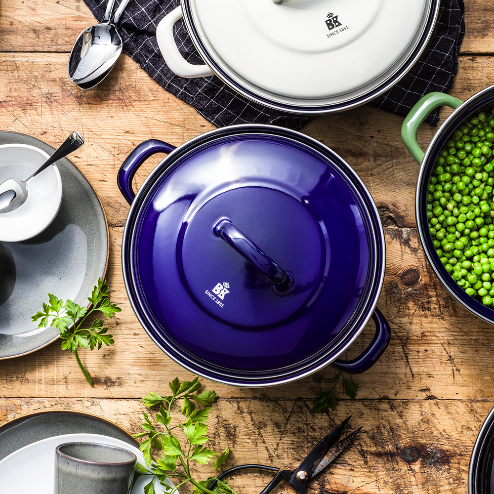 BK쿡웨어 더치오븐 양수냄비 레드 20cm 인덕션 카본스틸 솥밥 주물냄비 - 상세 이미지 2