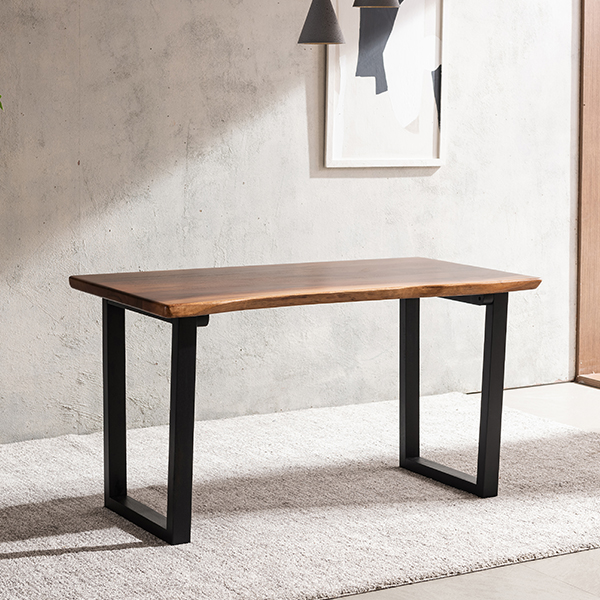 삼익가구 넬리 로즈우드 장미목 우드슬랩 4인 식탁 테이블