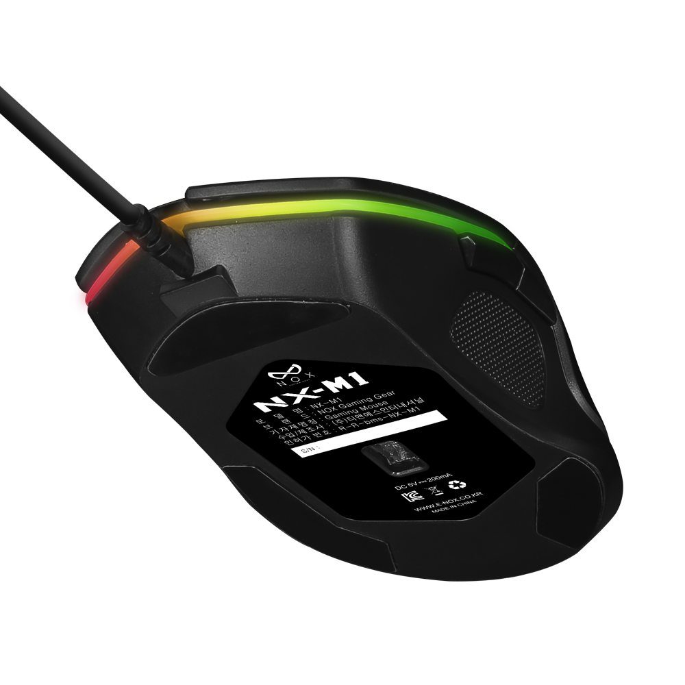 녹스 NX-M1 유선 LED 게이밍 마우스 - 상세 이미지 5
