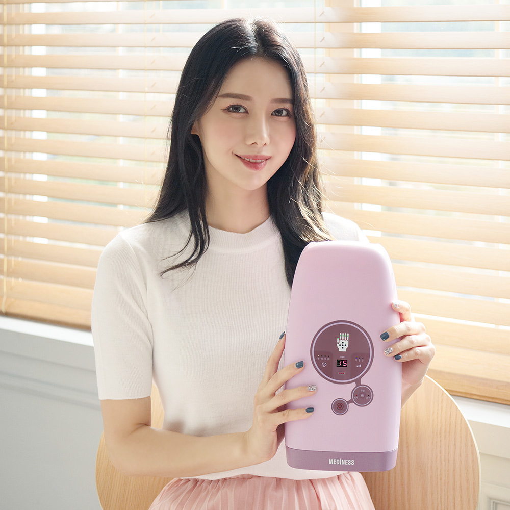 굿터치 안마기 핸드케어 온열 지정집중 손마사지기 MVP-3405 (바이올렛) 이미지 6
