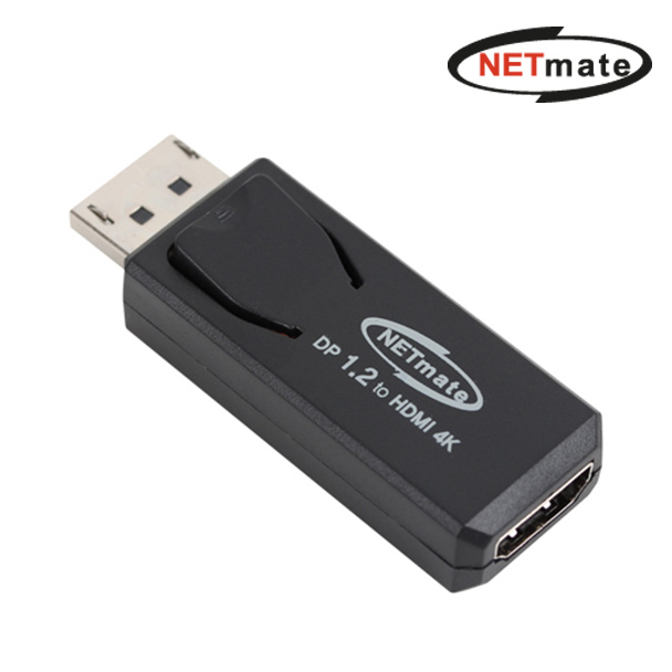 강원전자 넷메이트 DisplayPort 1.2 to HDMI 젠더(무전원) NM-DPH03