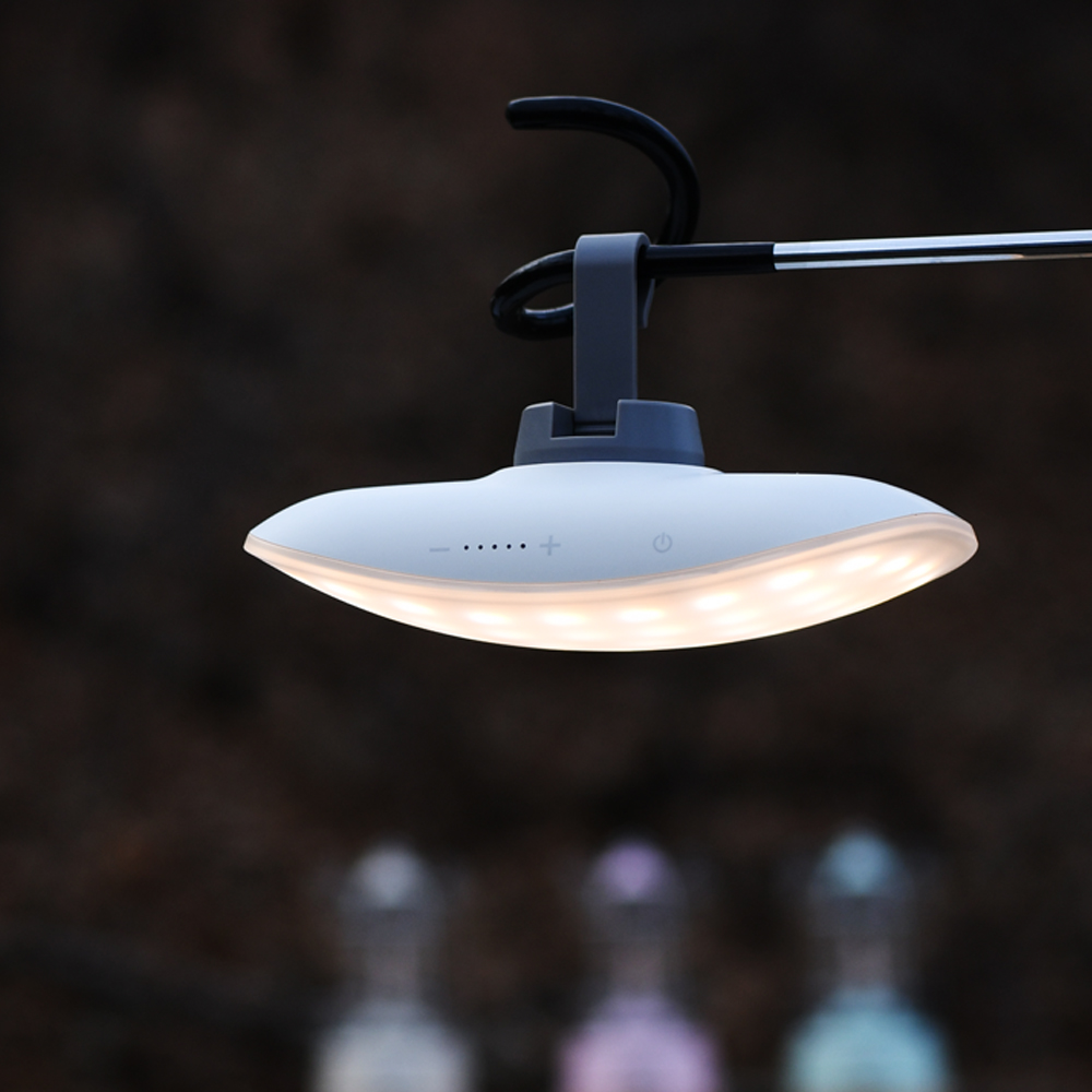 몬스터라이트 무선리모컨 커브드 LED 캠핑 랜턴 조명 텐트 실내등 감성