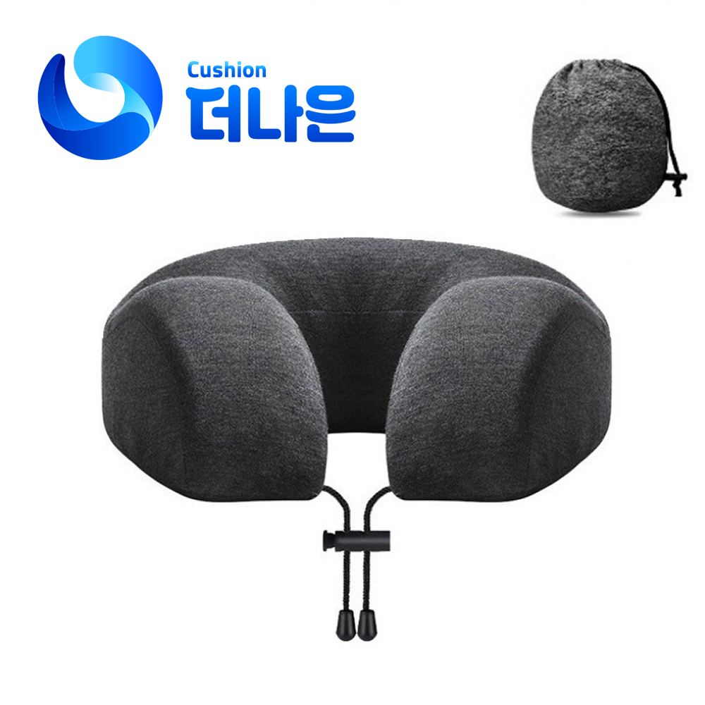 더나은 여행용 메모리폼 목베개 자동차 기차 쿠션 수면 꿀잠 일상 사무실 - 상품 이미지
