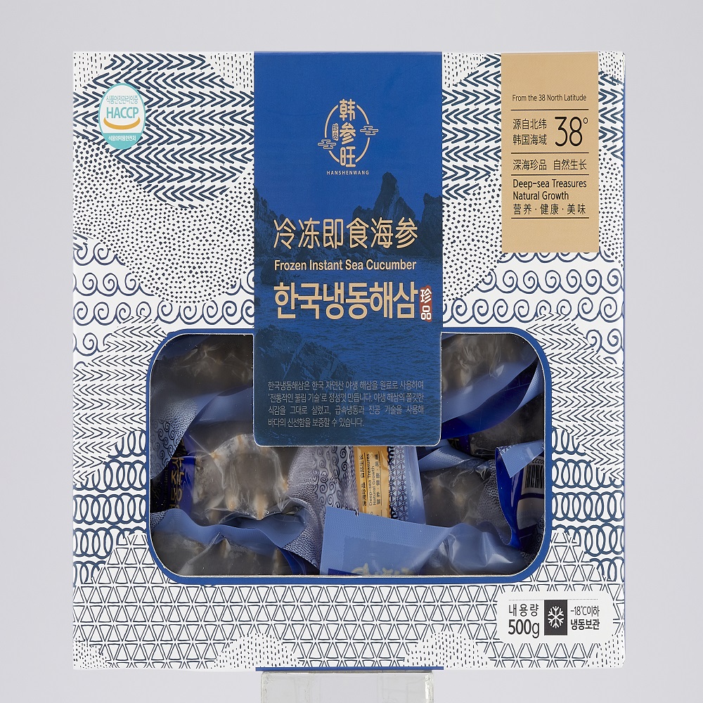 한삼왕 백령도 불린해삼 냉동해삼 500g/ 진공 개별포장 전가복 해삼탕 불도장 셰프용 - 상세 이미지 2