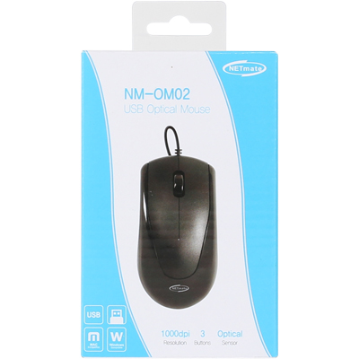 강원전자 넷메이트 USB 광 마우스 NM-OM02 - 상세 이미지 3