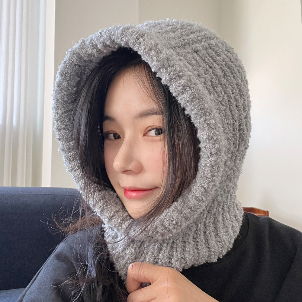 양털 니트 바라클라바 이미지 7