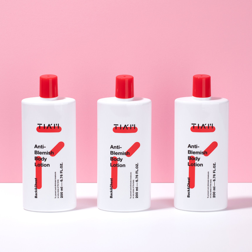 티암 안티 블래미쉬 바디로션 200ml / 등드름 가드름 좁쌀 트러블 여드름 진정 흔적 케어
