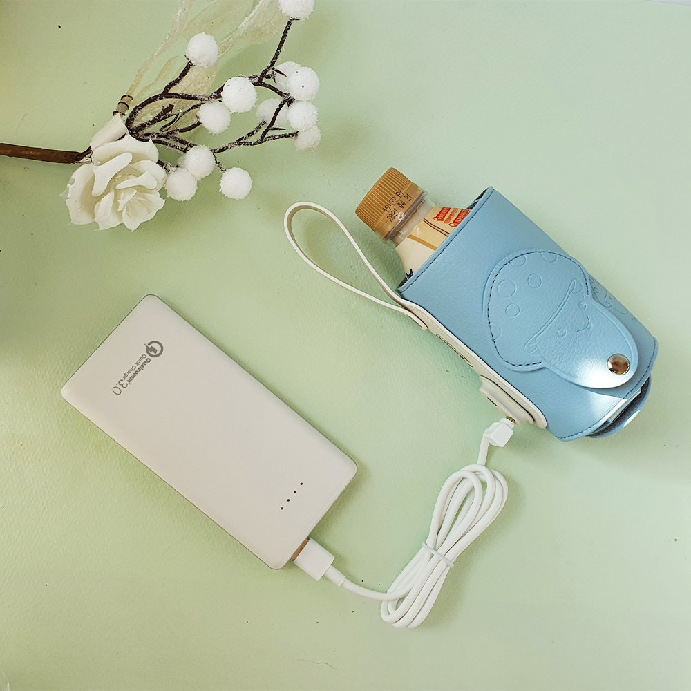 아가프라 휴대용 젖병 보틀워머 USB 액상분유,새벽수유 온도유지,외출 필수템 이미지 6