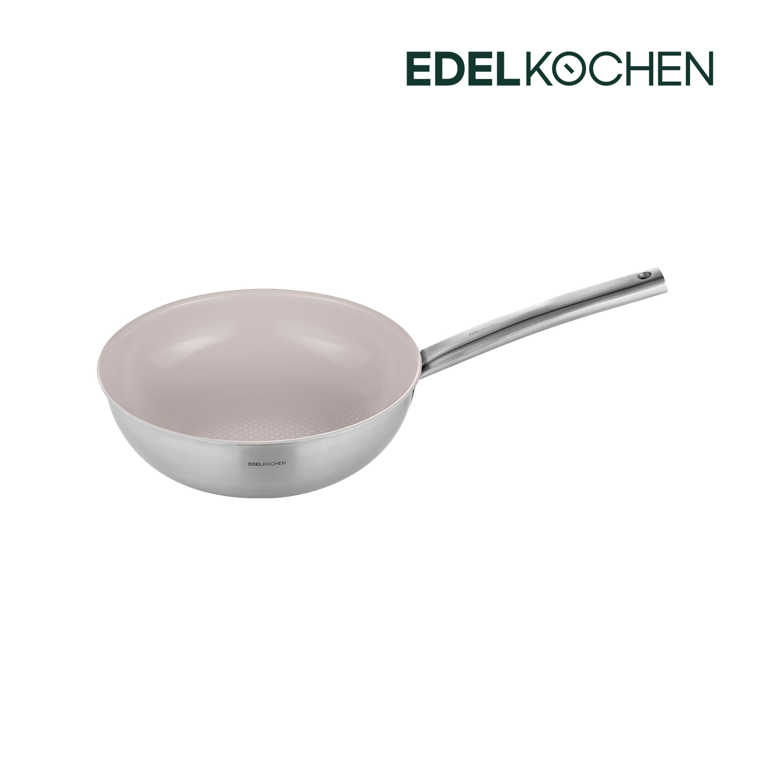 에델코첸 올 뉴 이지프리즘 스텐 웍팬+뚜껑 인덕션용 세라믹코팅(얼그레이)24cm - 상세 이미지 2