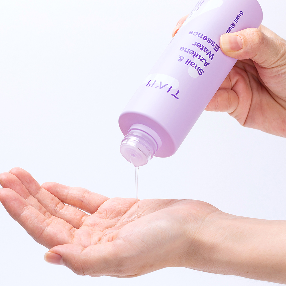티암 스네일 & 아줄렌 워터 에센스 180ml / 대용량 달팽이 세럼 홍조피부 진정 보습 탄력 - 상세 이미지 2