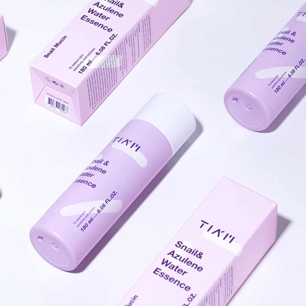 티암 스네일 & 아줄렌 워터 에센스 180ml / 대용량 달팽이 세럼 홍조피부 진정 보습 탄력 - 상세 이미지 4