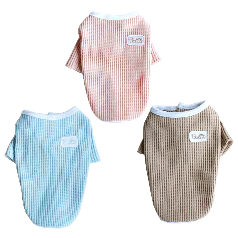 강아지 옷 브랜드 밸리스 나들이세트강아지옷 티셔츠 [3color / 4size] - 상세 이미지 4