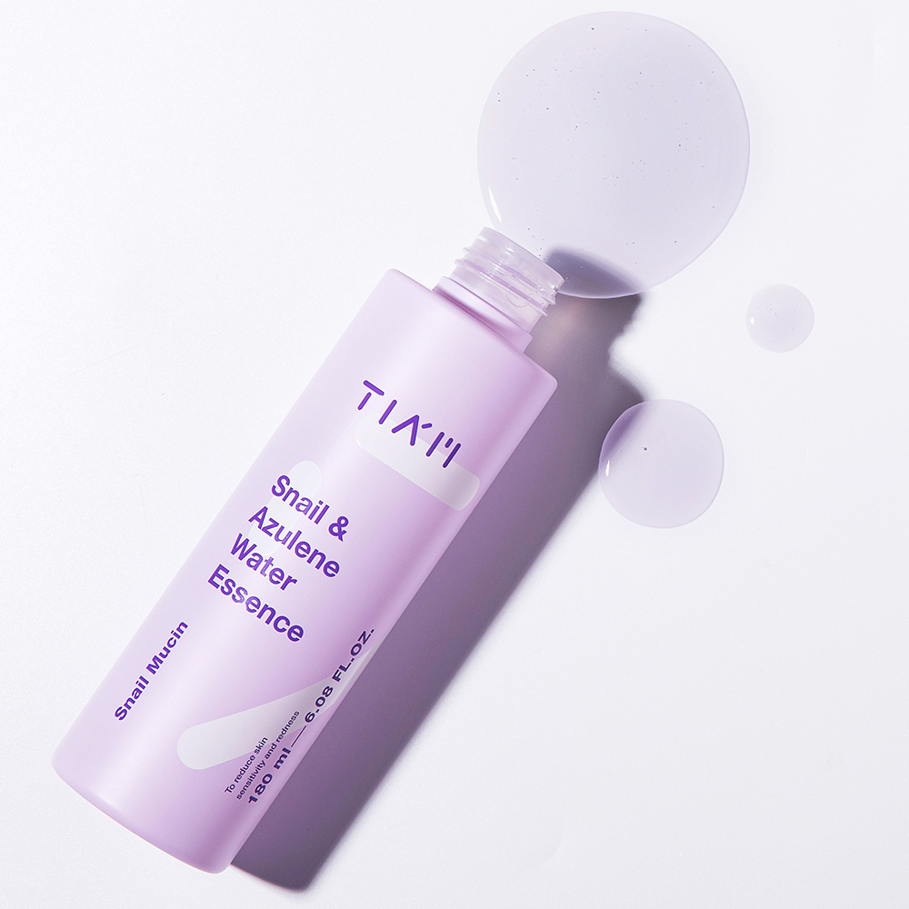 티암 스네일 & 아줄렌 워터 에센스 180ml / 대용량 달팽이 세럼 홍조피부 진정 보습 탄력 - 상세 이미지 5