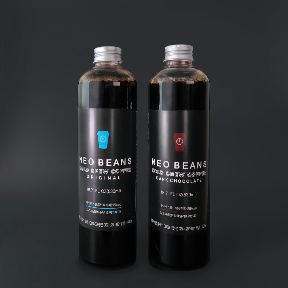 네오빈스 콜드브루 더치커피 원액 선물세트 530ml 2병 액상커피 에스프레소 아메리카노 - 상세 이미지 2