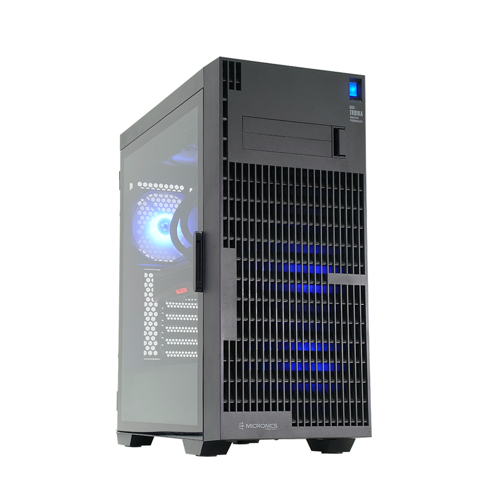 마이크로닉스 GH3-TROIKA 강화유리 PC케이스
