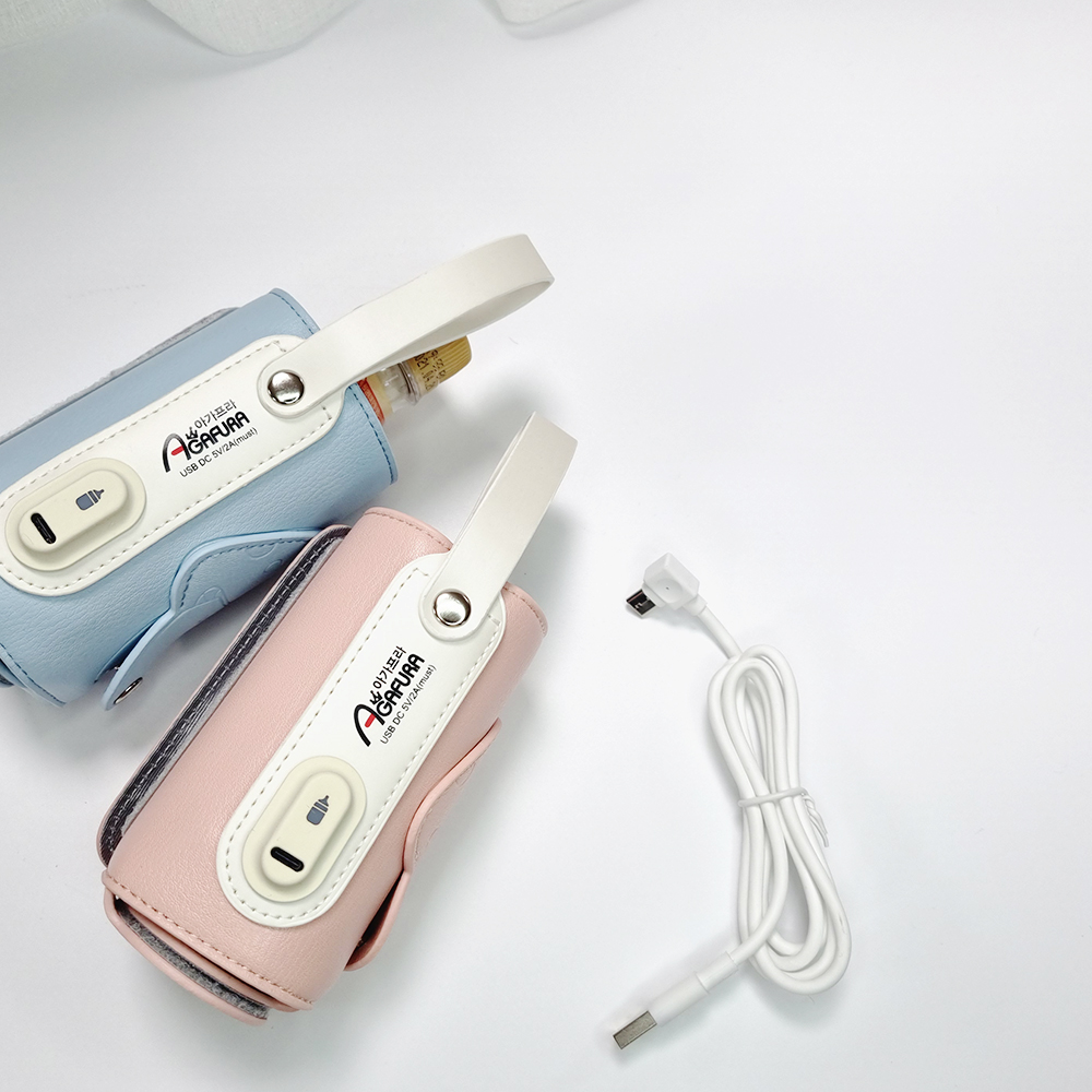 아가프라 휴대용 젖병 보틀워머 USB 액상분유,새벽수유 온도유지,외출 필수템 - 상세 이미지 5