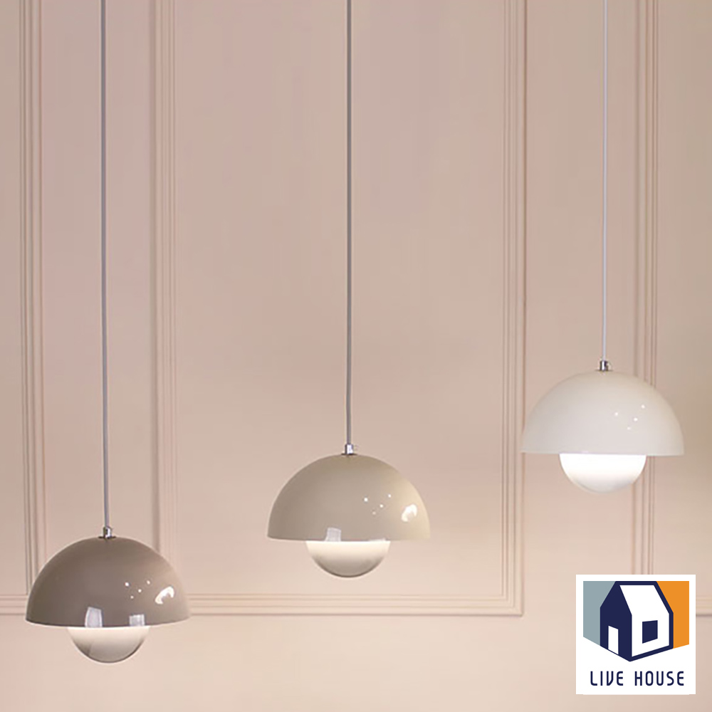 리브벨 LED 인테리어 식탁 주방 펜던트 포인트 무드등 플라워 팟 벨 조명 기본전선 - 상세 이미지 3