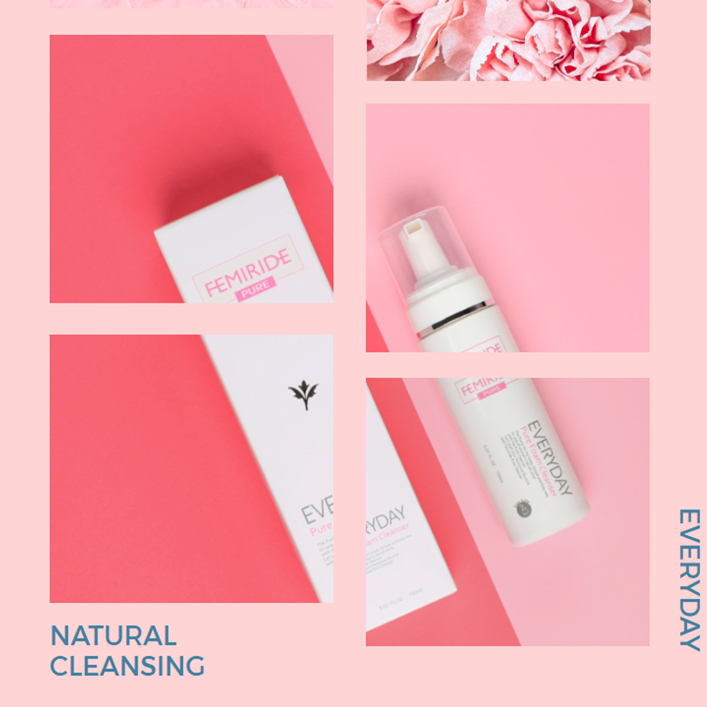 페미라이드 퓨어폼 우먼스폼 임산부 산부인과 여성청결제 마더세이프 150ml - 상세 이미지 2