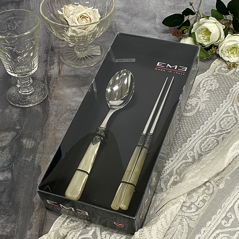 EME 이엠이 나폴레옹 한식 수저 디너스푼 + 젓가락 선물세트