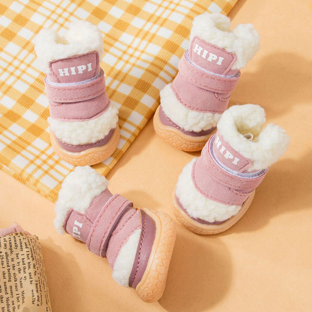 포근 양털 부츠 강아지 신발 애견 방수 신발 슈즈 양말