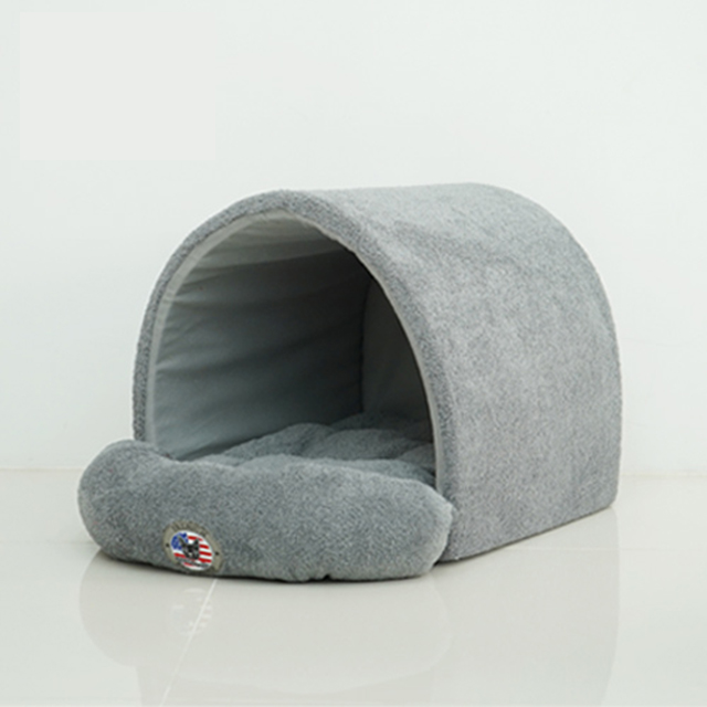 강아지 동굴집 턱받침 베개 쿠션 동글이 애견 하우스 극세사 반려견 방석분리
