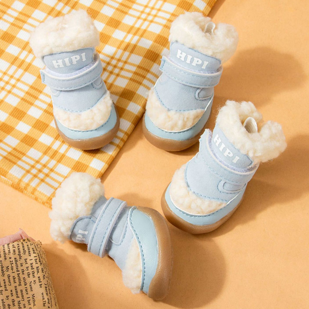 포근 양털 부츠 강아지 신발 애견 방수 신발 슈즈 양말