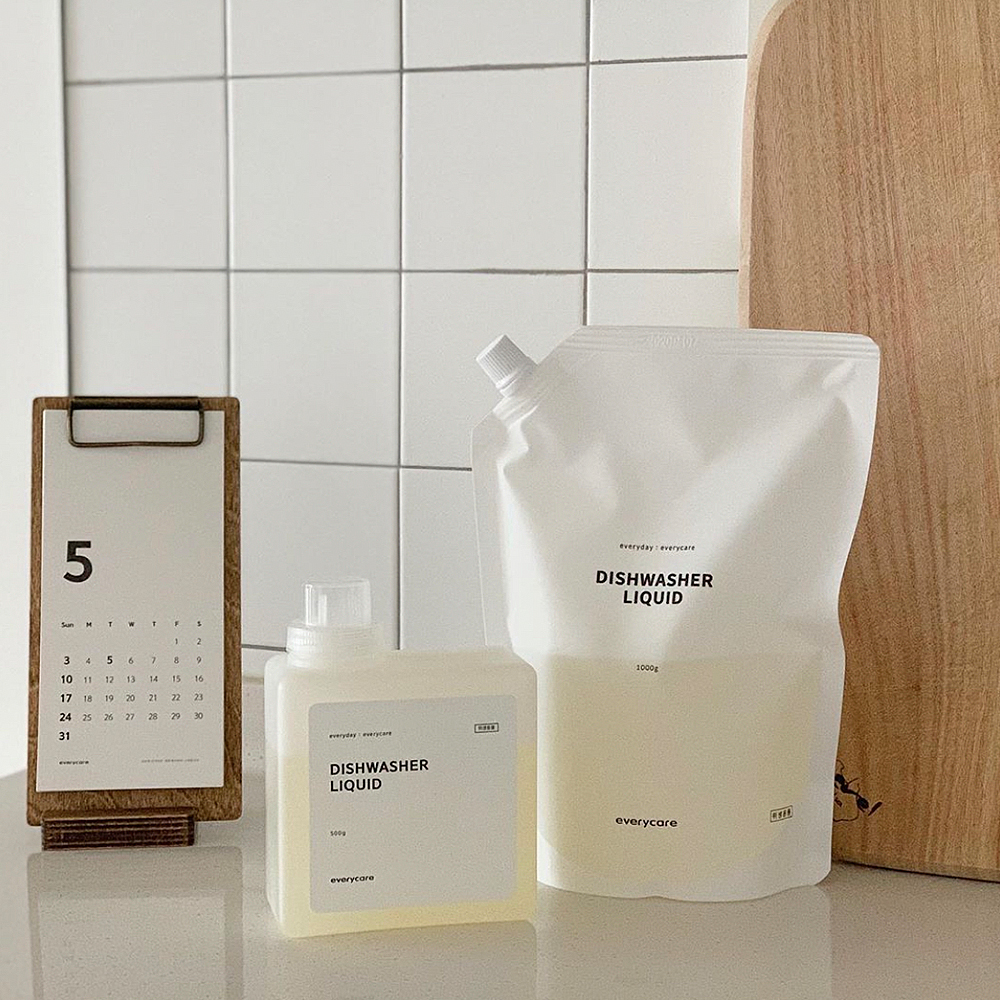 1+1 에브리케어 식기세척기세제 리필 1000ml - 상세 이미지 4