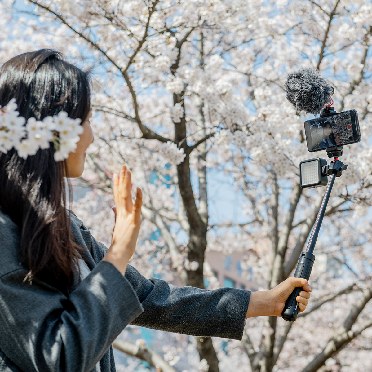 알파믹 올인원 유튜브 촬영 장비 세트 핸드폰 유튜버 개인 방송 영상 - 상세 이미지 2