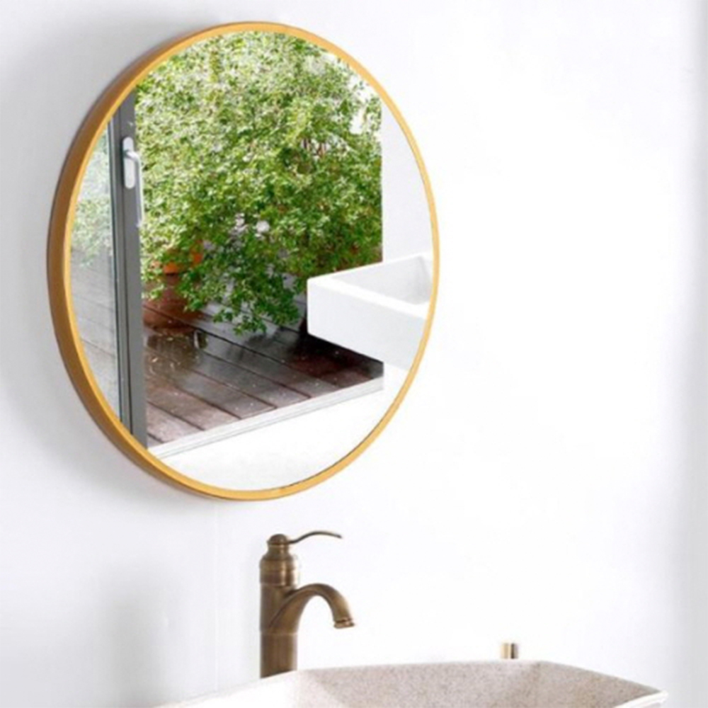 벽에 붙이는거울 원형거울 40cm 화장대 세면대 욕실거울