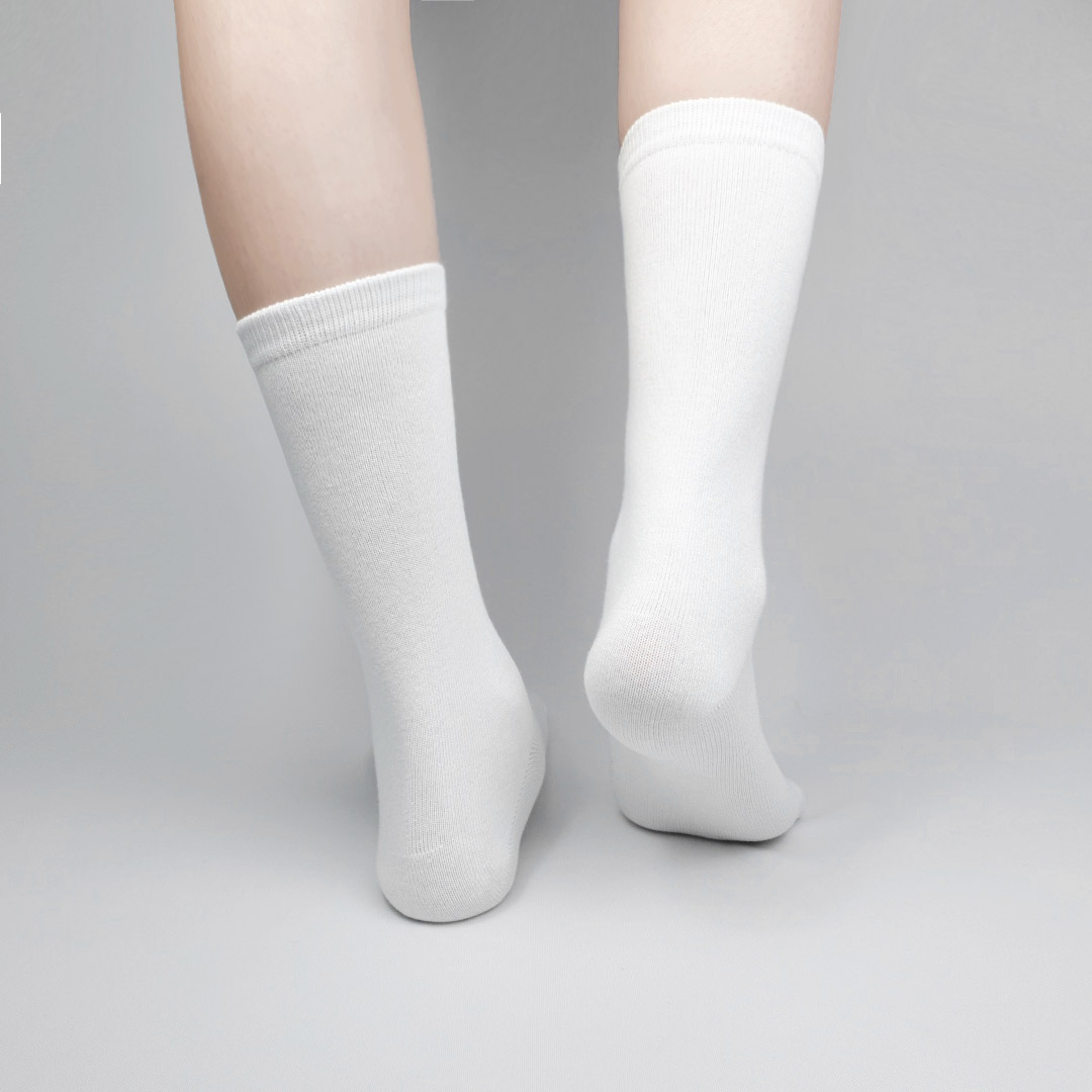 여자 긴목 무지 양말 10켤레 세트 20cm 롱삭스 - 상세 이미지 5