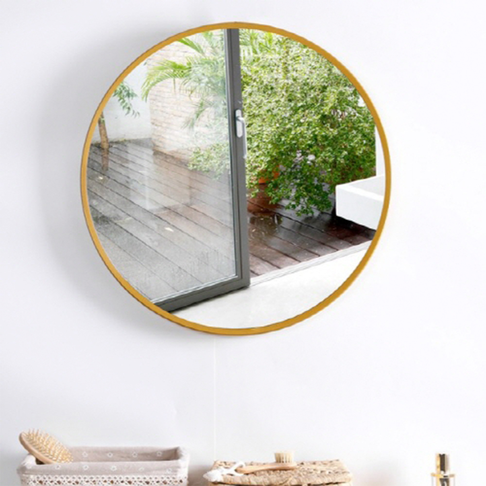 벽에 붙이는거울 원형거울 40cm 화장대 세면대 욕실거울
