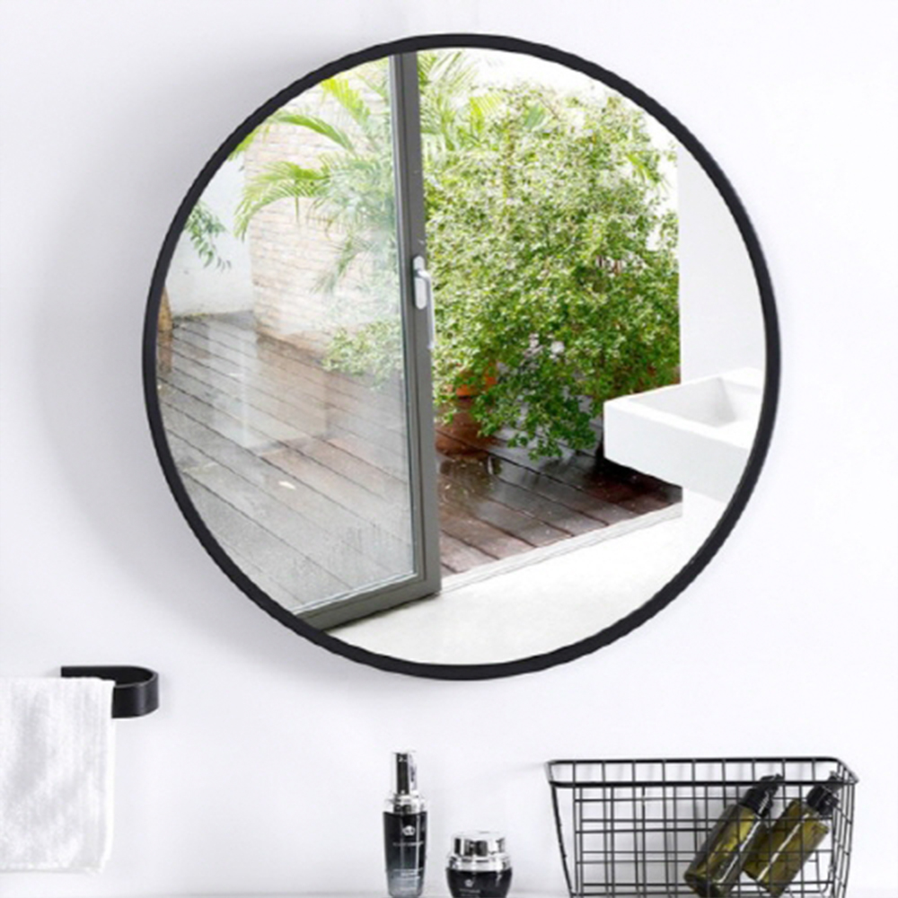 벽에 붙이는거울 원형거울 40cm 화장대 세면대 욕실거울