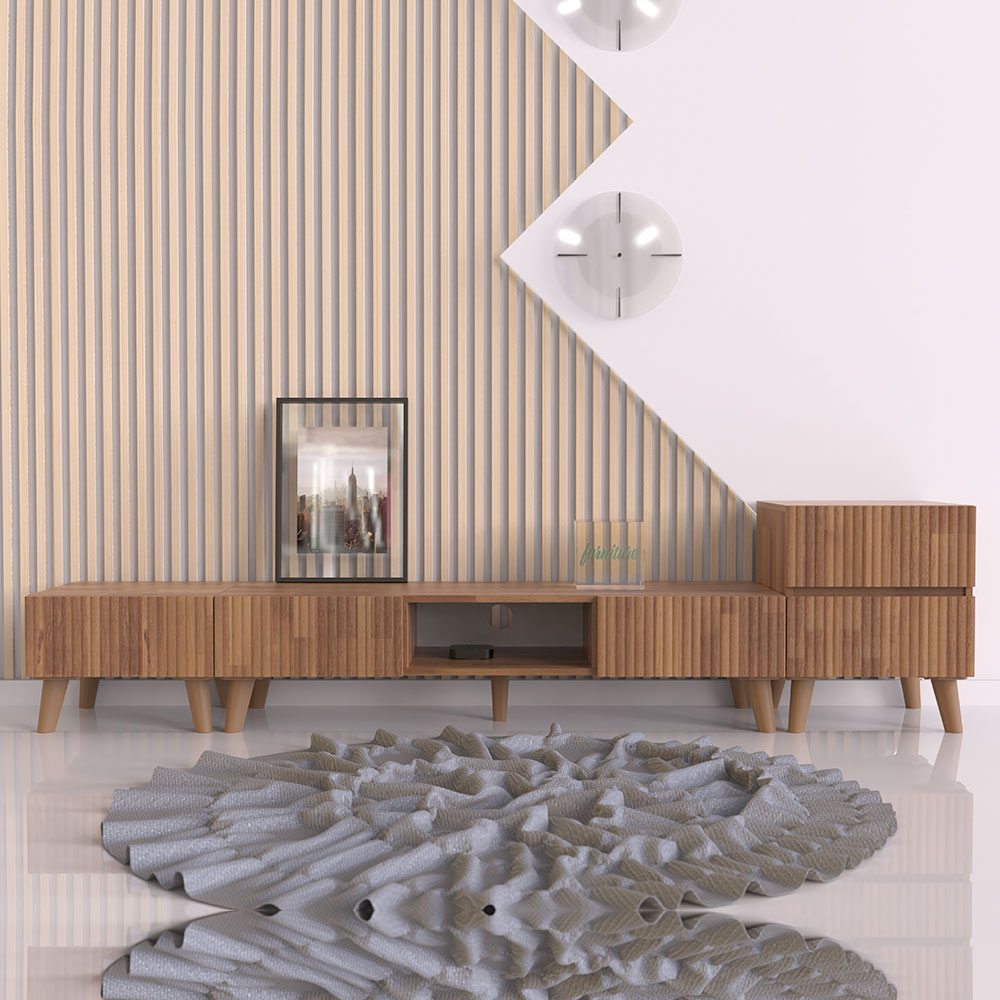 마하 낮은 티비 서랍장 거실장 2000