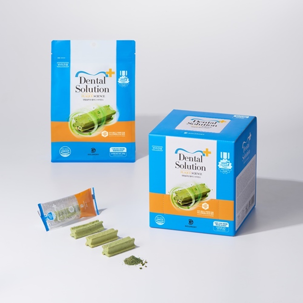 [정기구독] 골드로니 덴탈솔루션 플라그 사이언스 강아지 덴탈껌 30개입 치석제거 양치껌 저알러지 - 상세 이미지 3