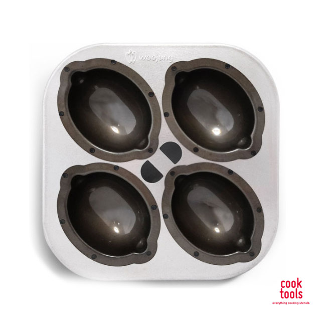 에어프라이기 미니오븐용 레몬틀 4구 베이킹용틀 베이킹팬 (실팝코팅)